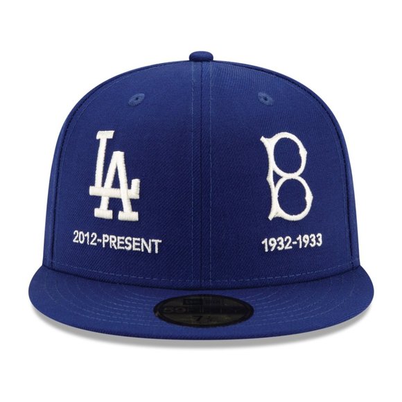 New Era LA Dodgers Logo Progression 59FIFTY Fitted Hat - Picture 3 of 7